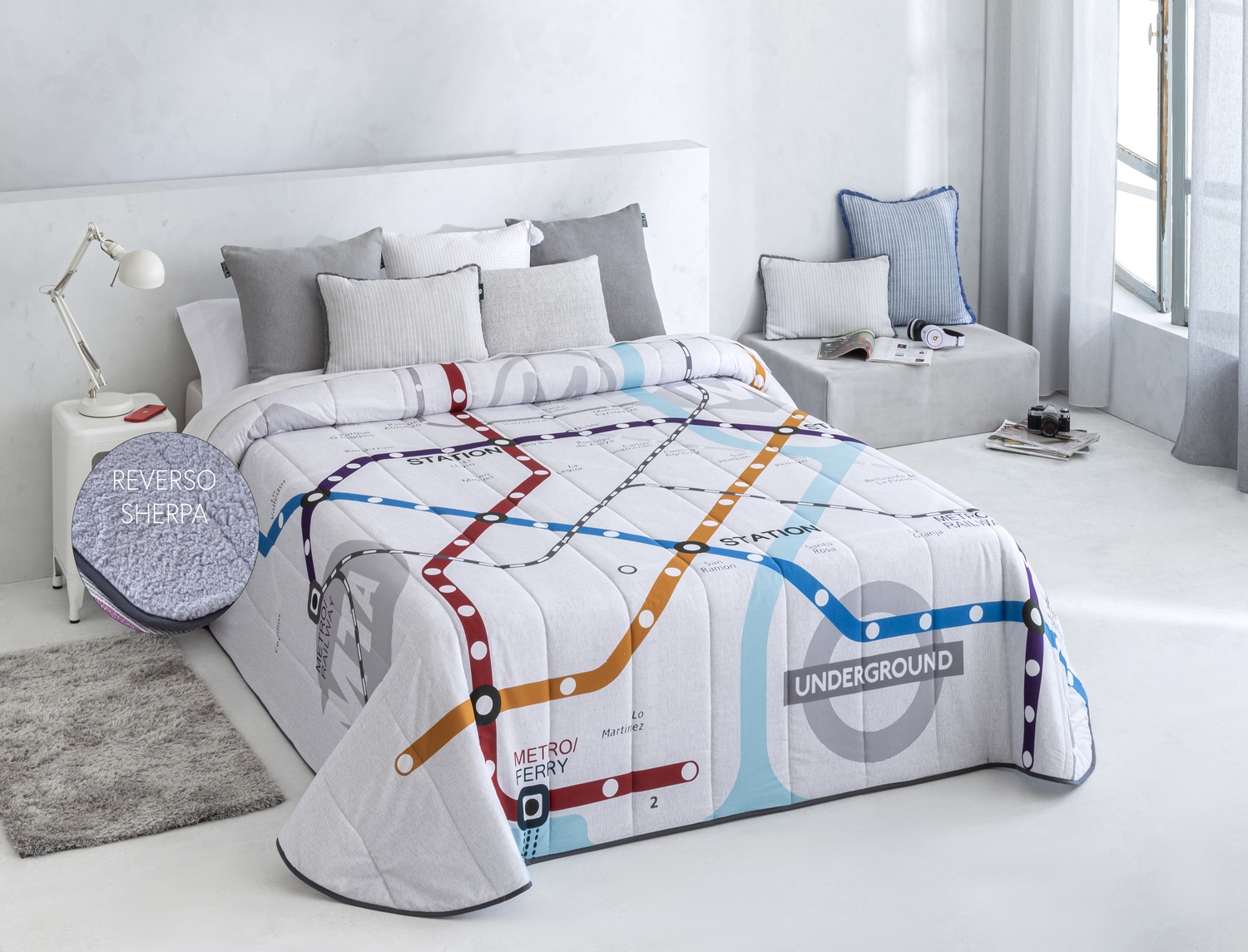 Confecciones Paula Edredón Sherpa Metro