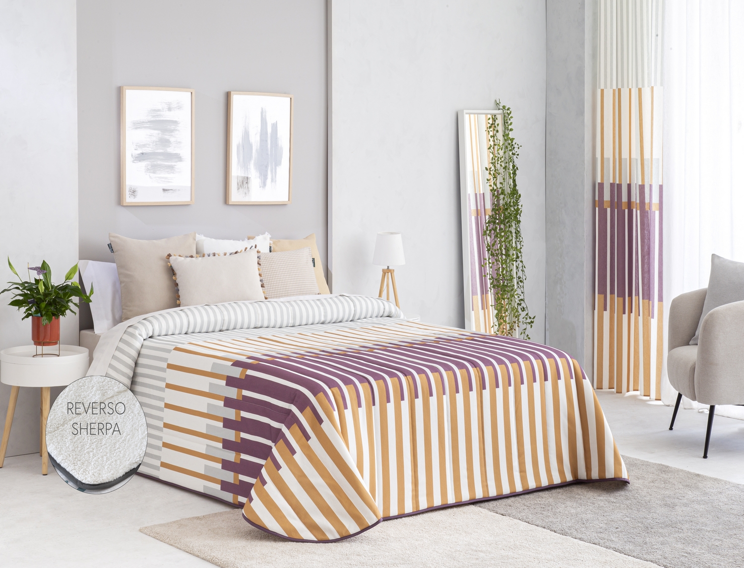 Confecciones Paula Edredón Sherpa Alava Rosa