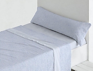 Juego de cama de invierno Coralina Chicago color Azul precio especial hasta final de stock
