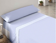 Juego de cama franela Alpha color Azul precio especial hasta final de stock