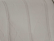 Conforter jacquard Pruna con fundas de cojín color Beige