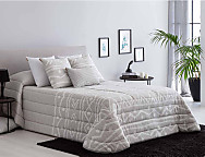 Edredón sherpa jacquard Loto (varios colores) con fundas de cojín