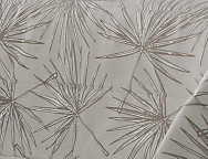 Edredón Jacquard Rame con fundas de cojín color Beige