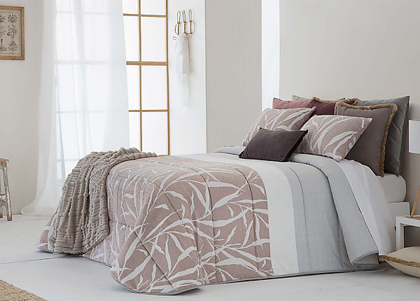 Sandeco - Conforter jacquard Agost con fundas de cojín Multicolor