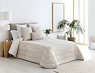 Edredón sherpa jacquard Magnolia (varios colores) con fundas de cojín