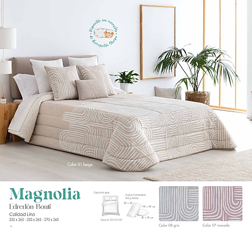 Edredón sherpa jacquard Magnolia (varios colores)