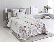 Edredón sherpa jacquard Haya (varios colores) con fundas de cojín