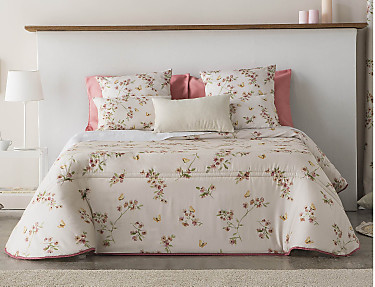 Cañete - Edredón Vernan color Azul o Lino