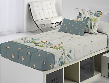 Cañete - Edredón ajustable Simba Principal Unico