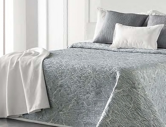 Colcha gris cama 150