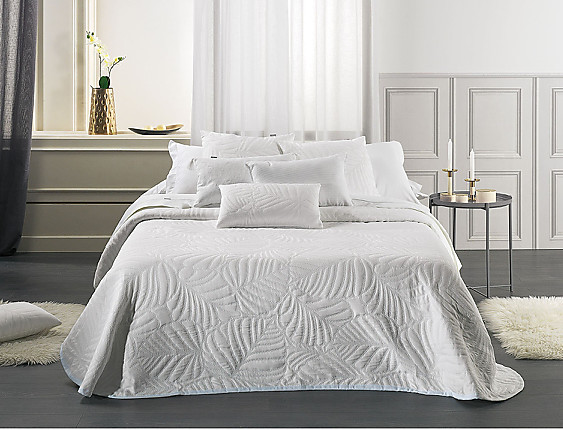 Cañete - Colcha capa Isora color Blanco cama de 160