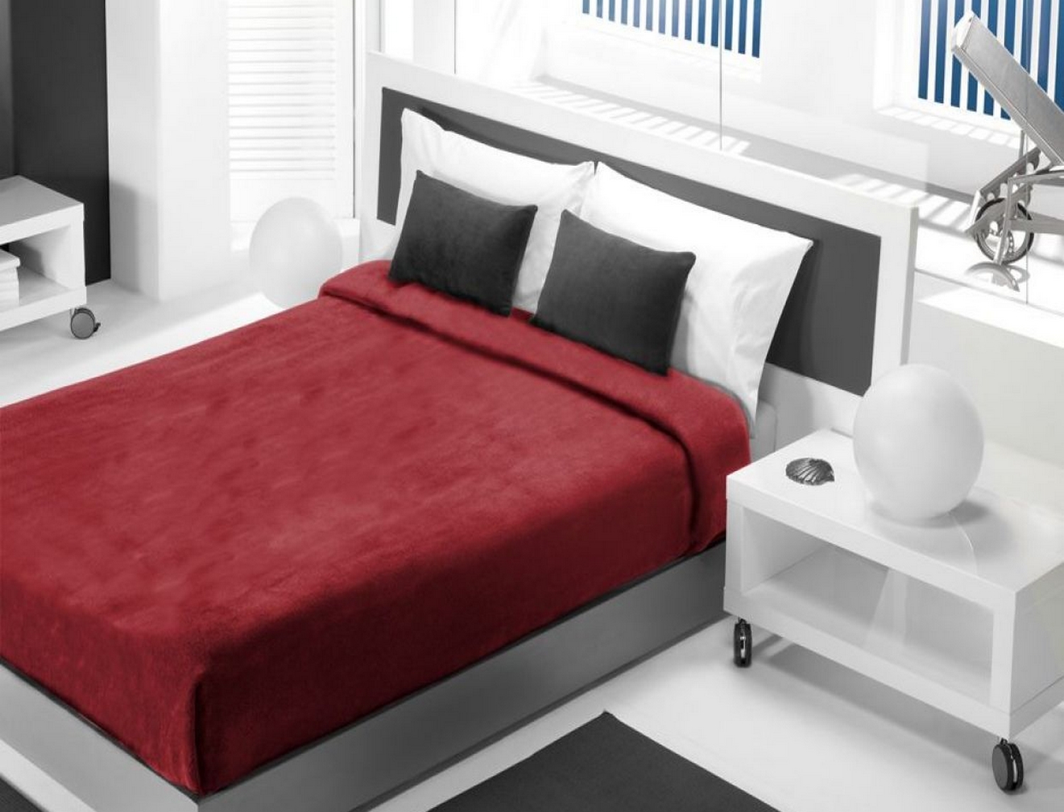 Manterol Manta Lara color Rojo oferta fin de existencias