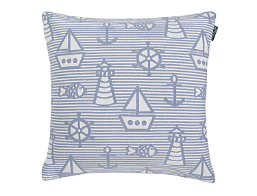 Confecciones Paula - Cojín Velero Azul