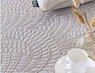 Colcha Jacquard Isleta Beige