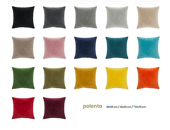 Antilo Textil - Cojín de terciopelo Polenta