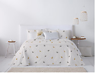 Bouti Reversible Claris color Mostaza con funda/s de cojín cama de 180 oferta