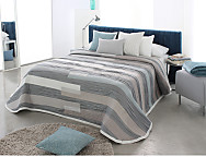 Colcha Jacquard Reversible Ailyn 03 azul