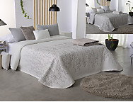 Colcha Jacquard Reversible Indra 08 taupe