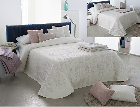 Reig Marti - Colcha Jacquard Reversible Indra 02 rosa