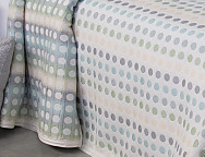 Colcha Jacquard Reversible Murray 04 verde agua