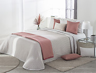 Colcha Jacquard Reversible Loke 01 beige