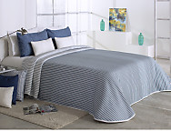 Colcha Jacquard Reversible Loke 03 azul