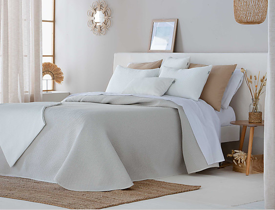 Sandeco - Colcha Jacquard Merca 02 Beige