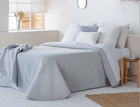 Sandeco - Colcha Jacquard Merca 03 Gris