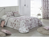Edredón Jacquard tipo B3 Viscri con fundas de cojín incluidas 02 mauve