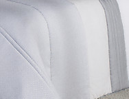 Edredón Jacquard tipo B3 Assari con fundas de cojín incluidas 08 gris