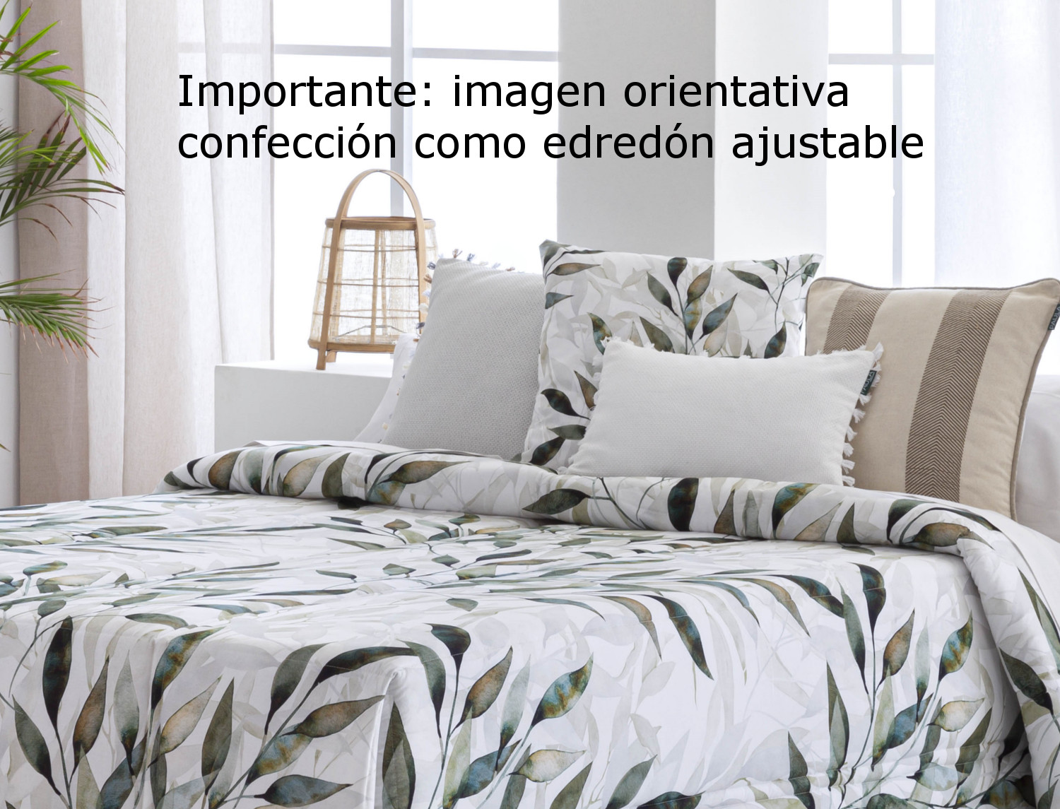 Confecciones Paula Edredón Ajustable 100% Algodón Lillet