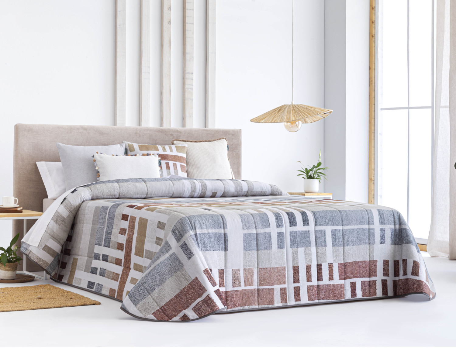 Confecciones Paula Edredón Bouti 100% Algodón Reus doble relleno (200 gr)