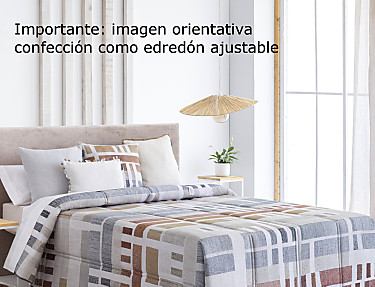 Confecciones Paula - Edredón Ajustable 100% Algodón Reus