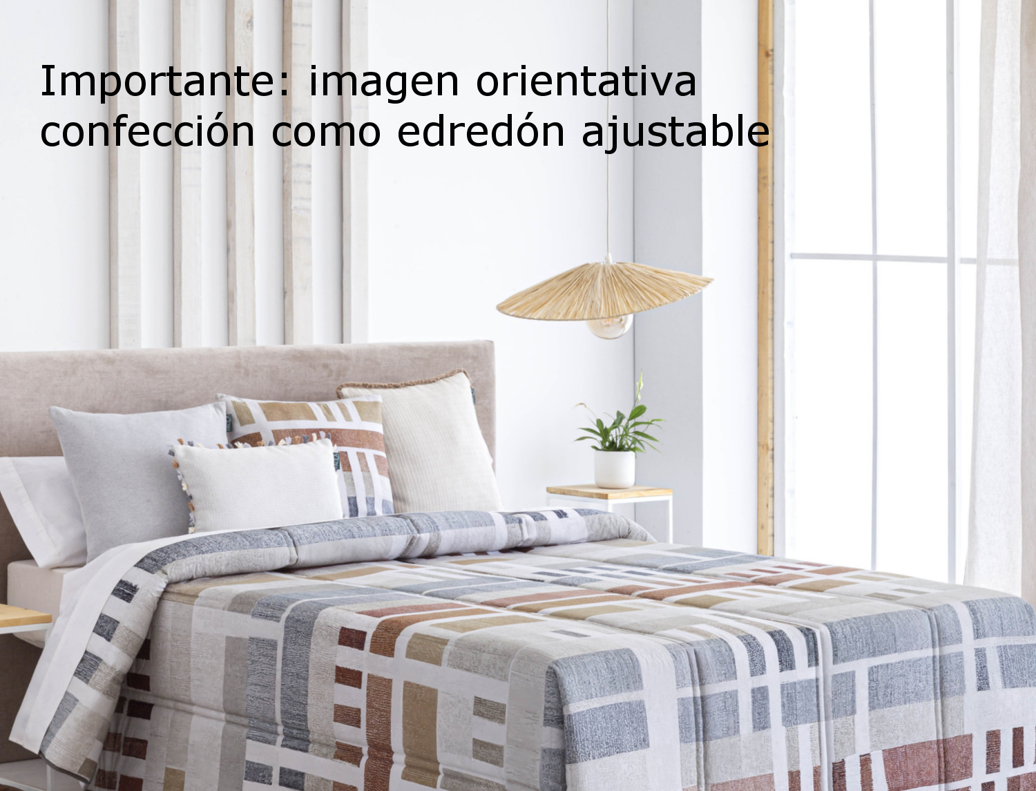 Confecciones Paula Edredón Ajustable 100% Algodón Reus