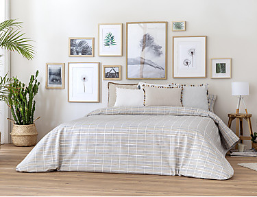 Confecciones Paula - Funda nórdica Punto Camiseta 100% Algodón Amer Multicolor