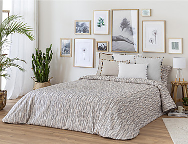 Confecciones Paula - Funda nórdica Punto Camiseta 100% Algodón Ibars Multicolor