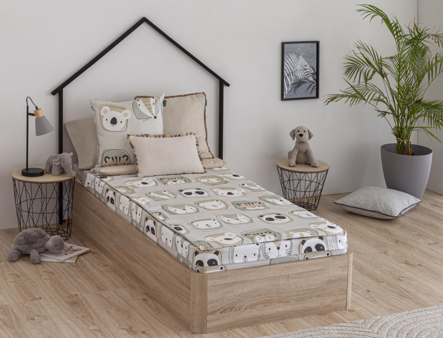 Confecciones Paula Saco nórdico Zoo Beige