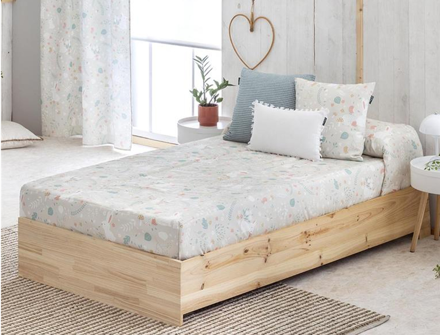 Confecciones Paula Edredón Ajustable Misty Beige