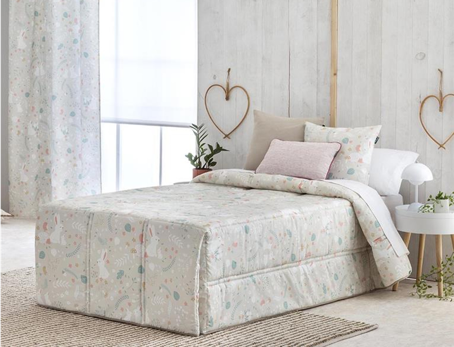 Confecciones Paula Edredón Conforter Misty Beige