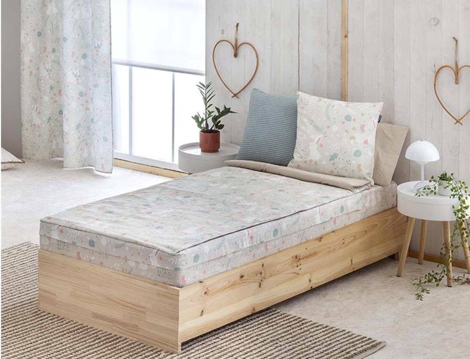 Confecciones Paula Saco nórdico Misty Beige