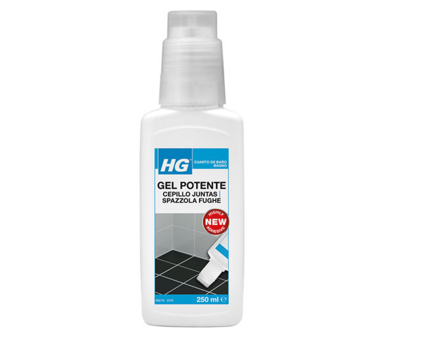 HG Gel potente con cepillo para juntas