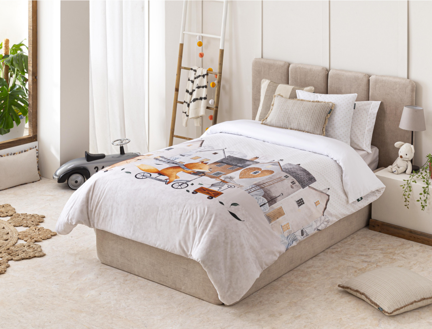 Confecciones Paula Funda nórdica 100% Algodón Fox Paula