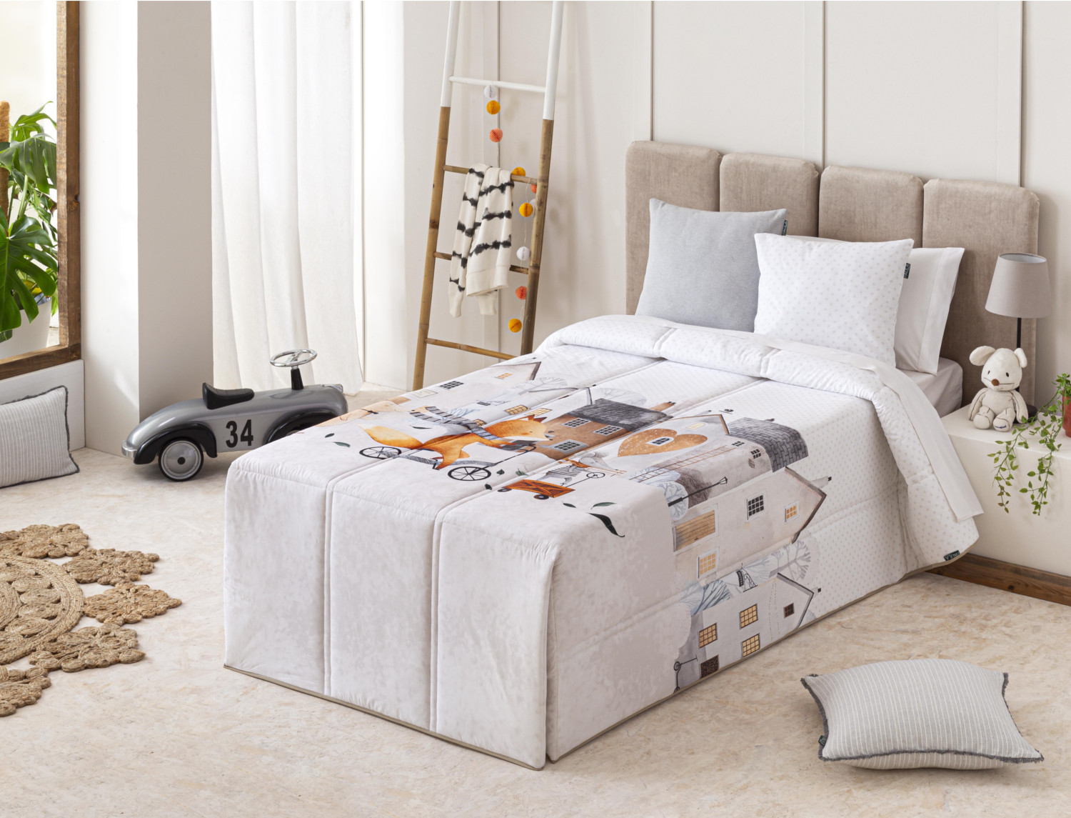 Confecciones Paula Edredón Conforter 100% Algodón Fox Paula