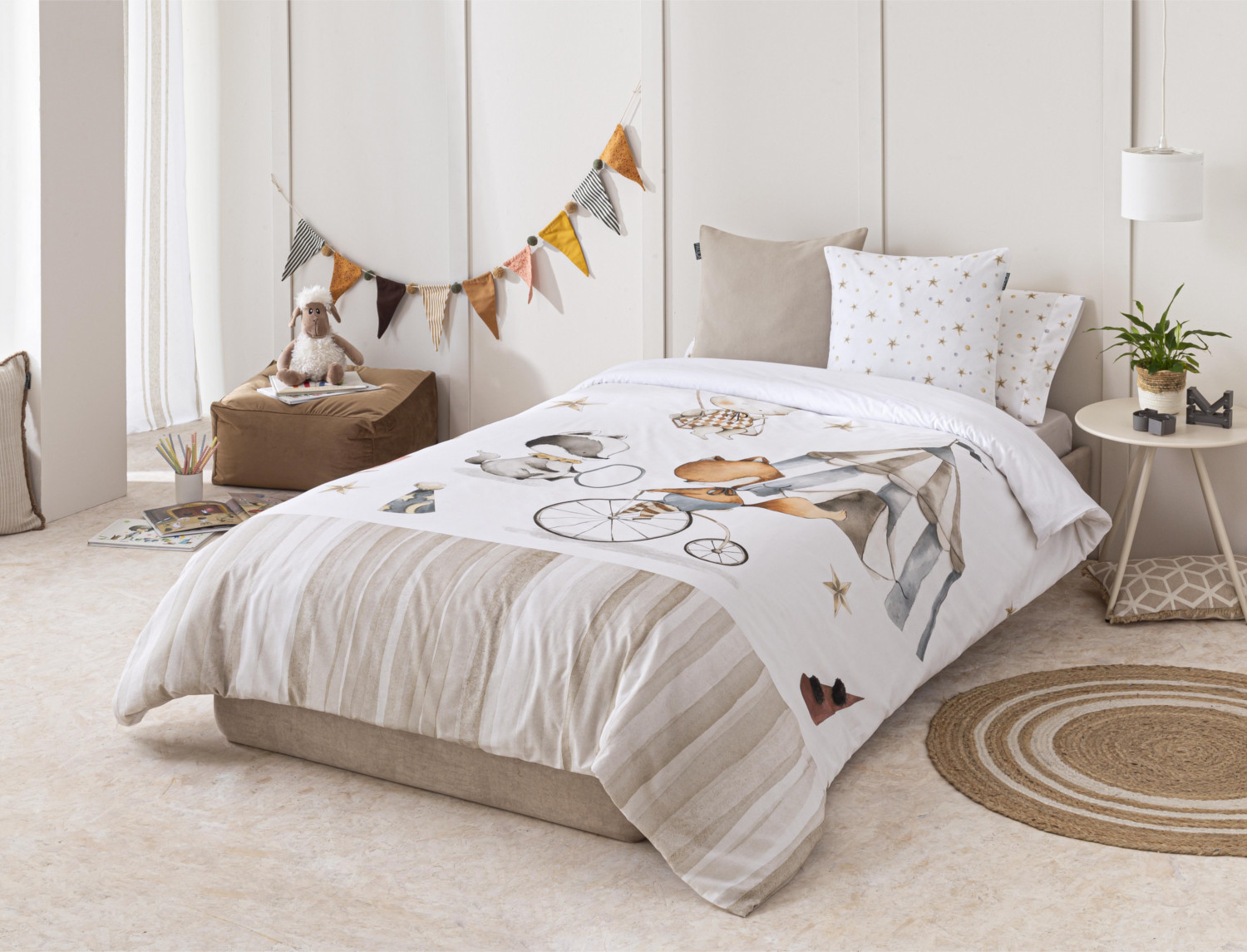 Confecciones Paula Funda nórdica 100% Algodón Circus Paula