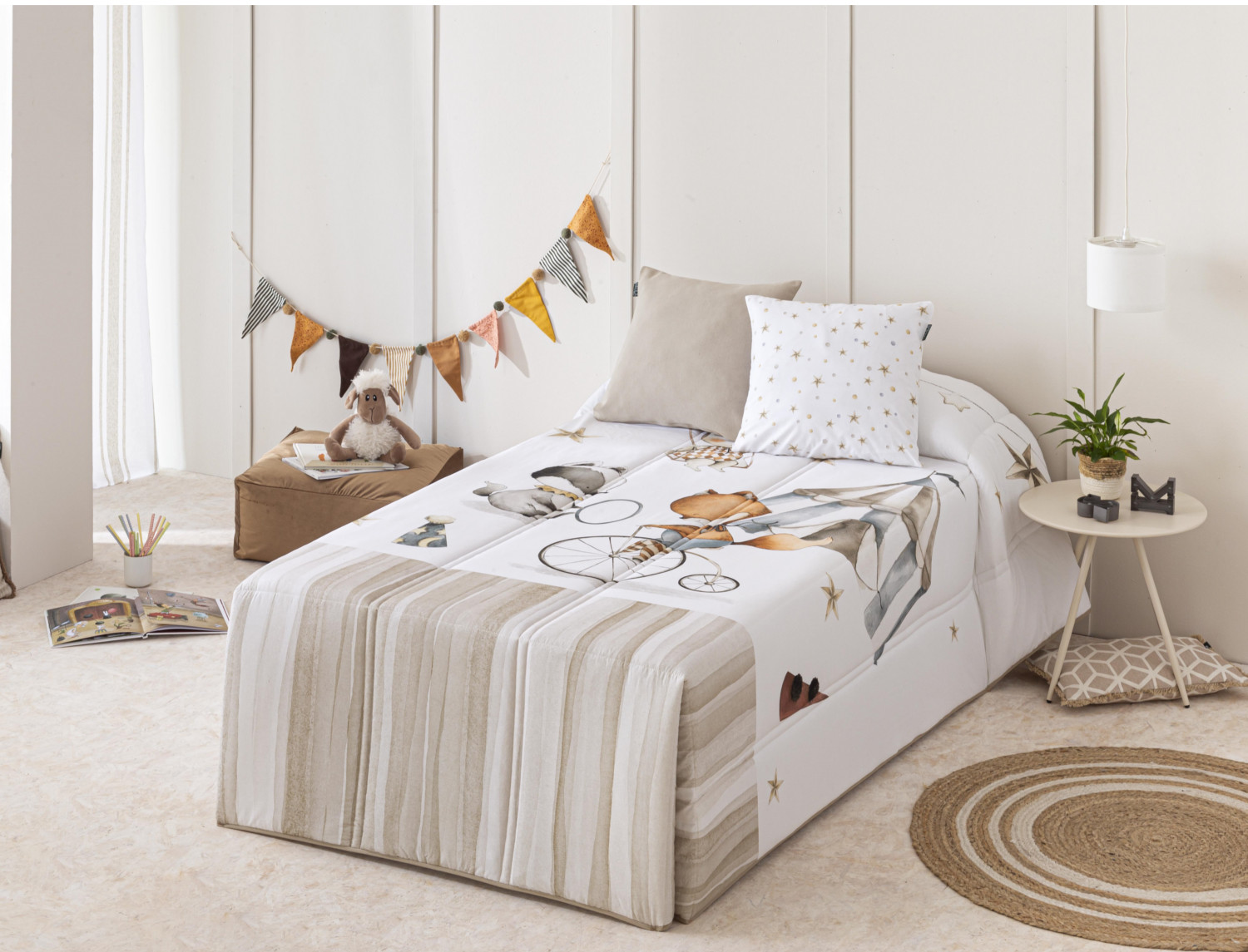 Confecciones Paula Edredón Conforter 100% Algodón Circus Paula