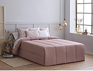 Edredón Conforter Jacquard Miel Rosa