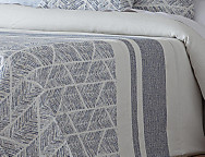 Edredón Sherpa Jacquard Bejar Azul