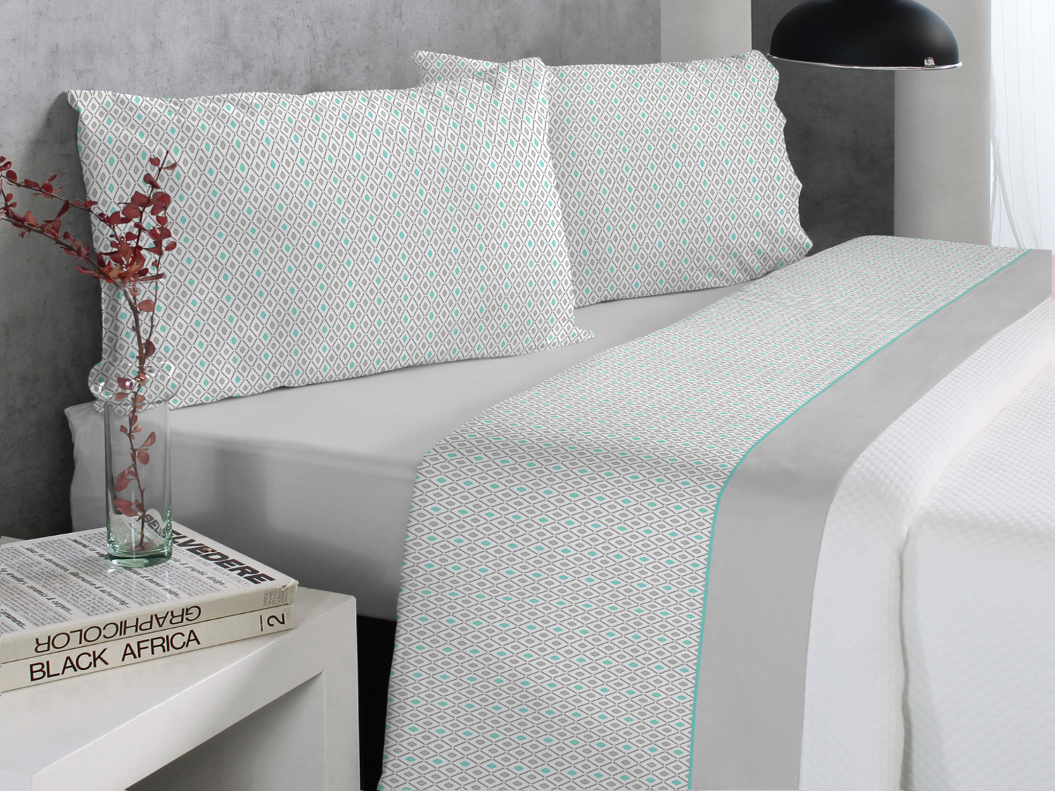 Reig Marti Juego de cama Delmont color Gris Oferta ultimas unidades