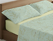 Juego de cama Estelia Circe 100% Algodón color Azul