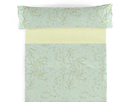 Juego de cama Estelia Circe 100% Algodón color Azul